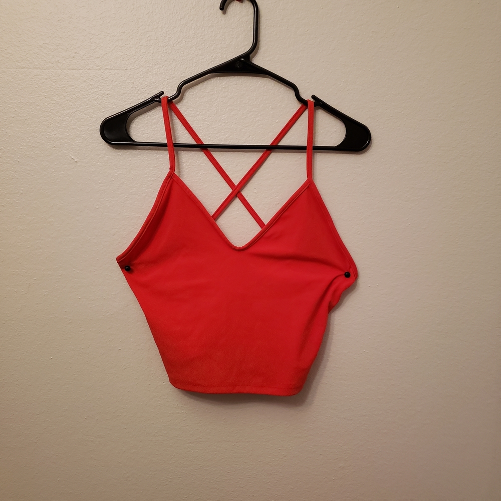 SHEIN Red Strappy Women's Top